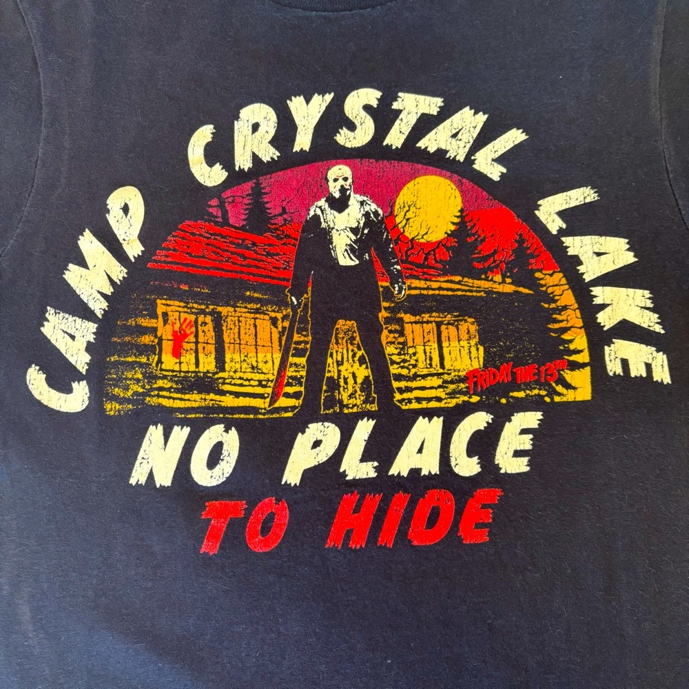 GRAPHIC TEE Friday the 13th Jason Horror Women’s Black